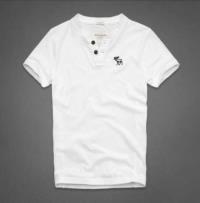 heren abercrombie and fitch henley tee korte t-shirt moose logo wit Store Nijmegen 64a1o453